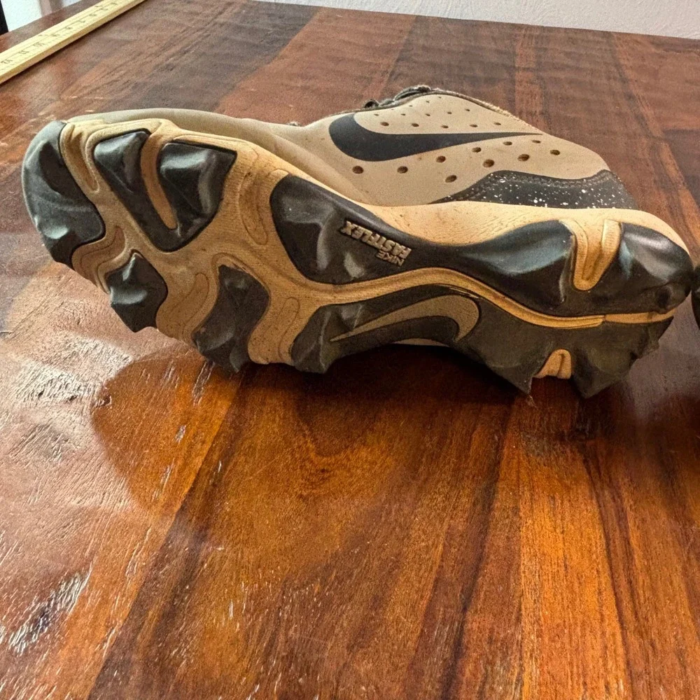 Nike Alpha Huarache 4 Keystone Low Youth Baseball Cleats Grey DJ6525-005 6Y